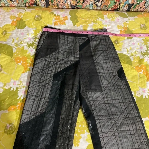 BCBGMAXAZRIA Runway Patchwork Pant Suit Size 2 - Picture 14 of 16